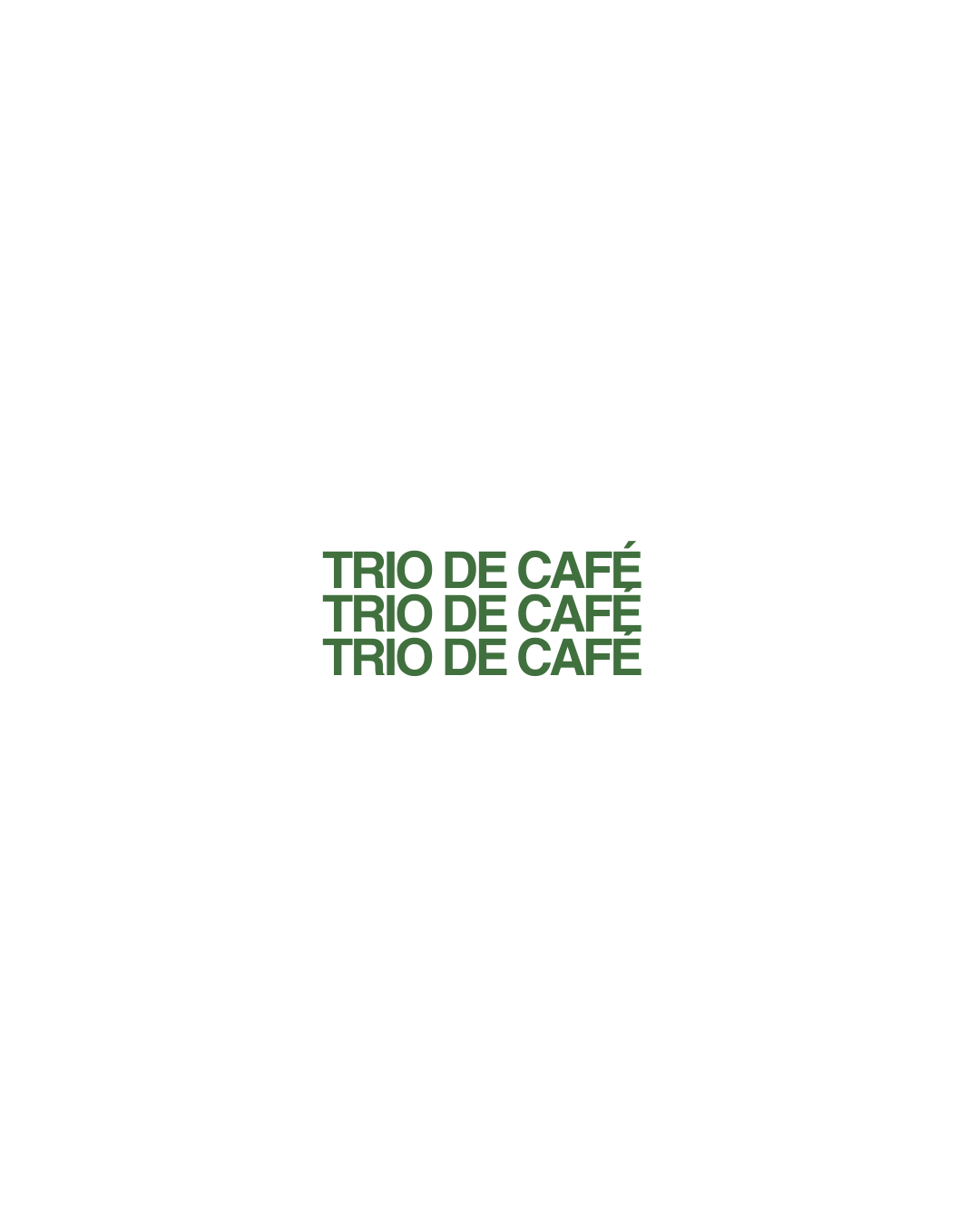 Coffee trio