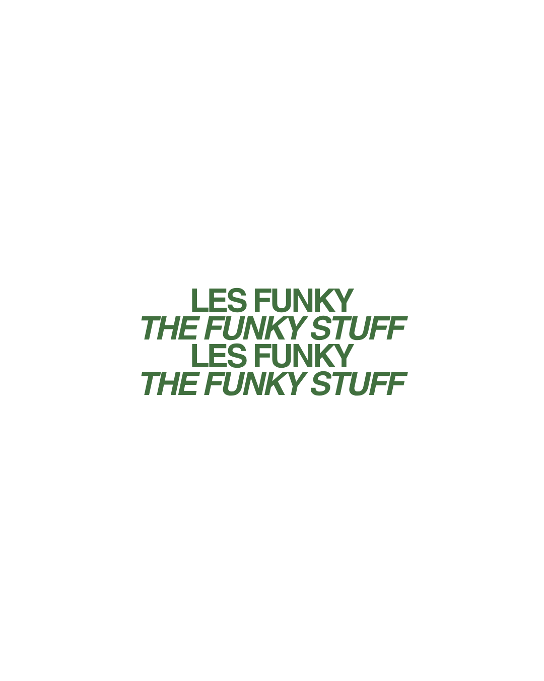 The funky stuff